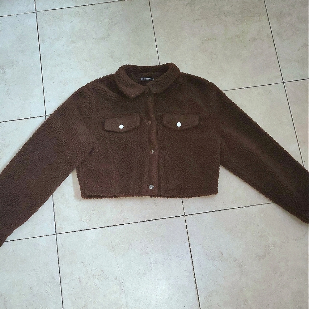 Cozy Brown Teddy Jacket